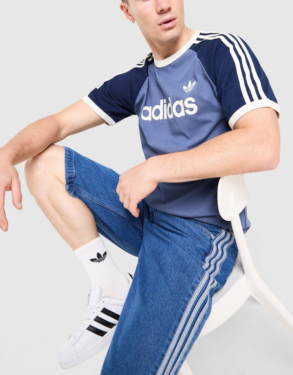 adidas Originals Colour Block 3-Stripes T-Shirt image