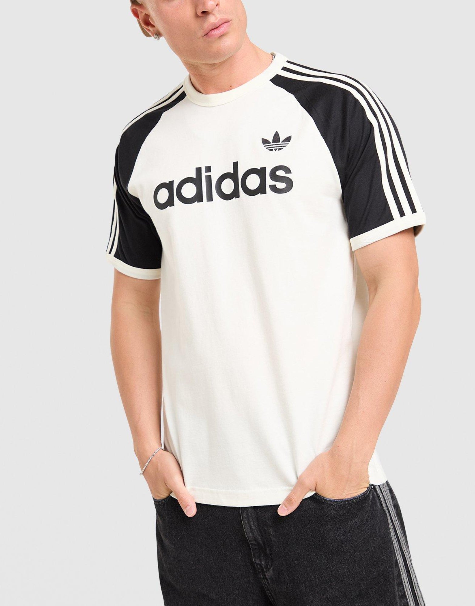 adidas Originals Colour Block 3-Stripes T-Shirt image