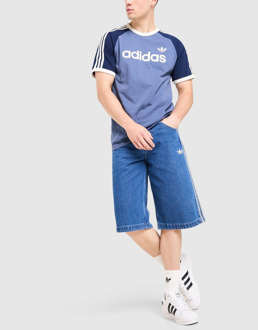 adidas Originals Colour Block 3-Stripes T-Shirt image