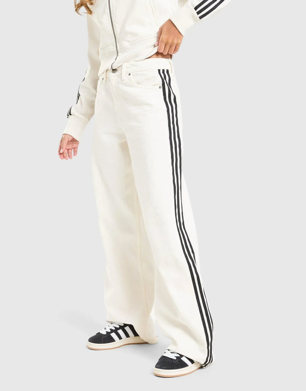 adidas Originals Denim Firebird Track Pants image