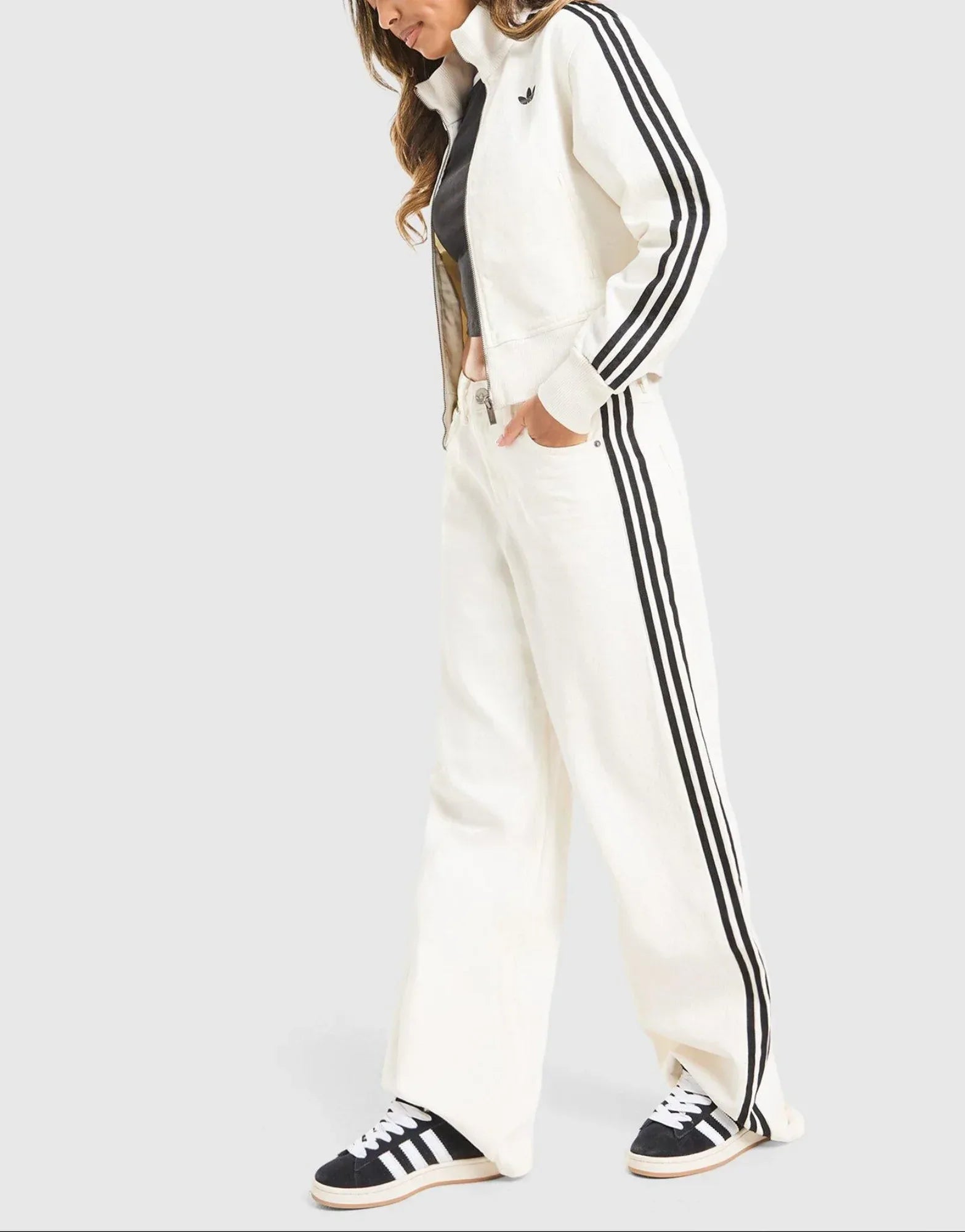 adidas Originals Denim Firebird Track Pants image