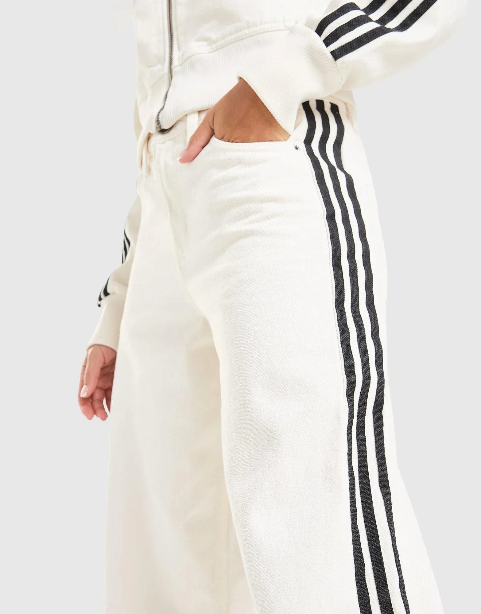 adidas Originals Denim Firebird Track Pants image