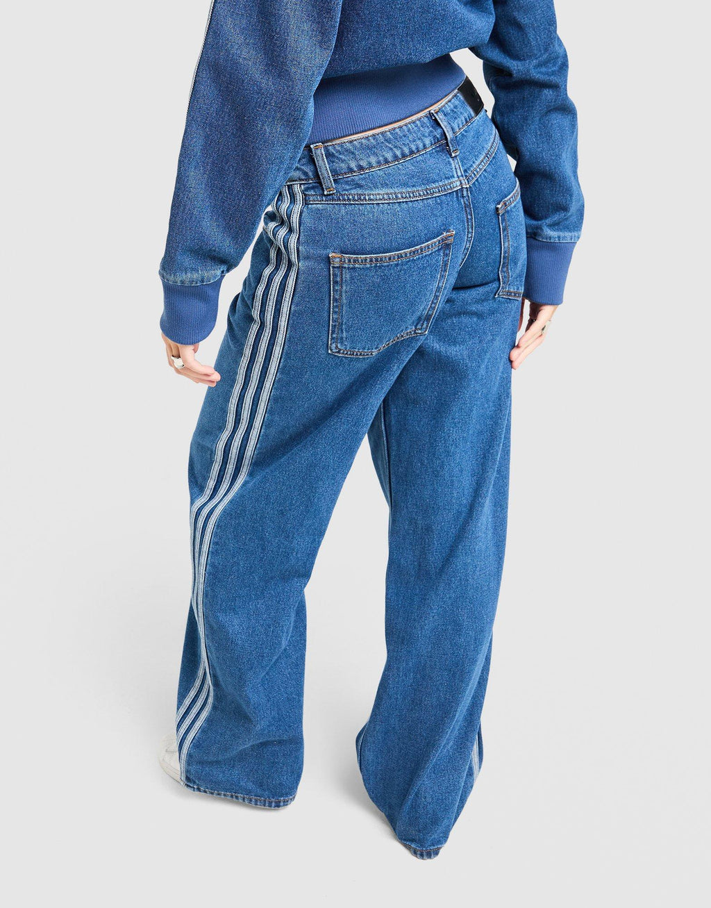 adidas Originals Denim Firebird Track Pants image