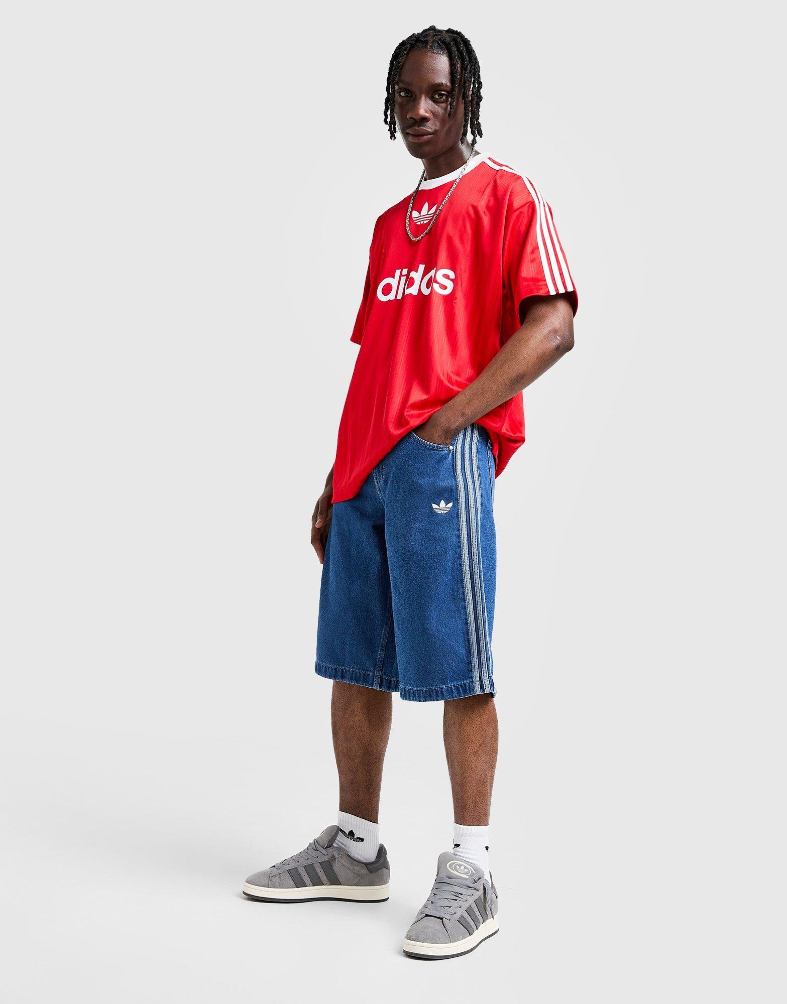 adidas Originals Firebird Denim Shorts image