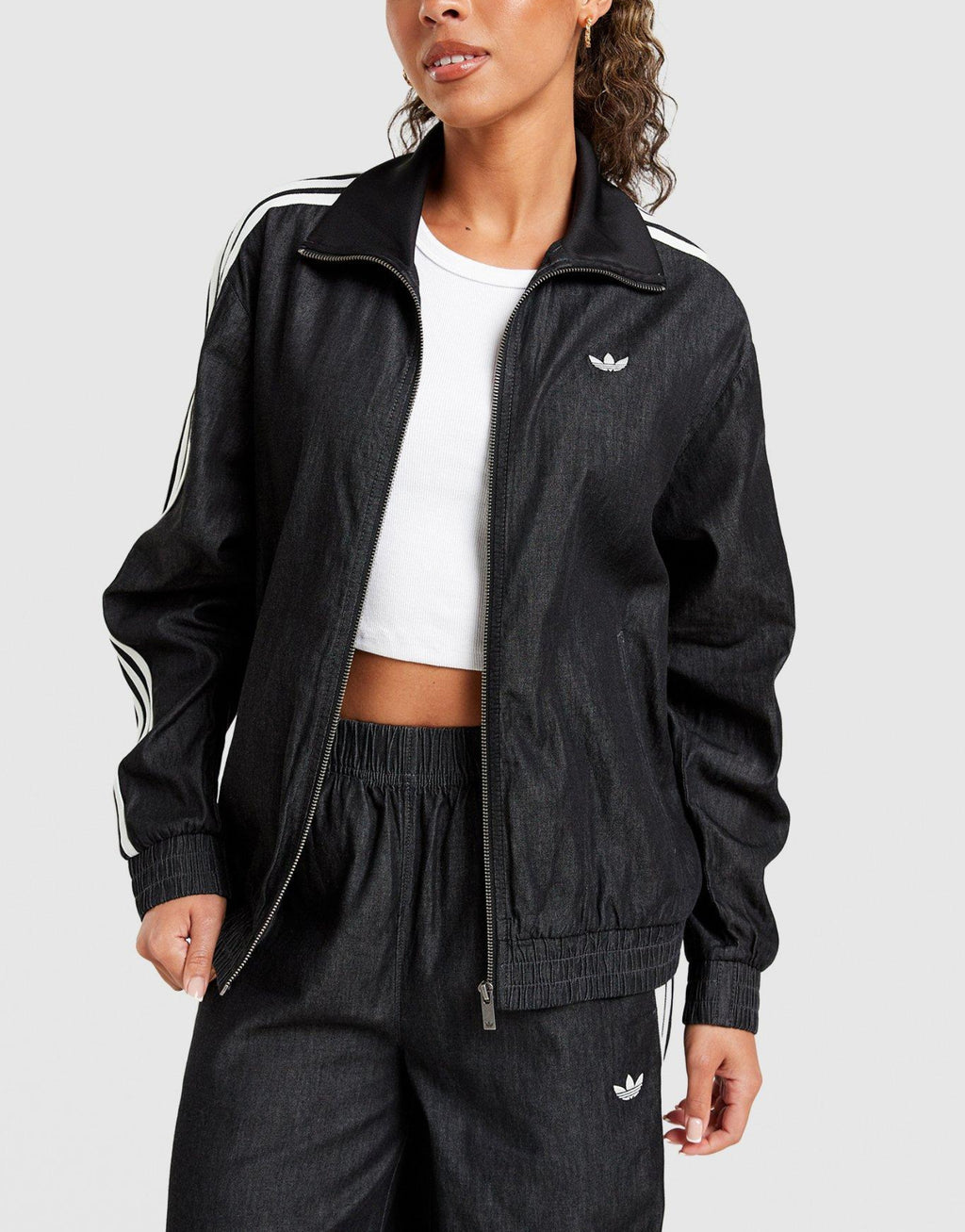 adidas Originals Firebird Lightweight Denim Track Top image