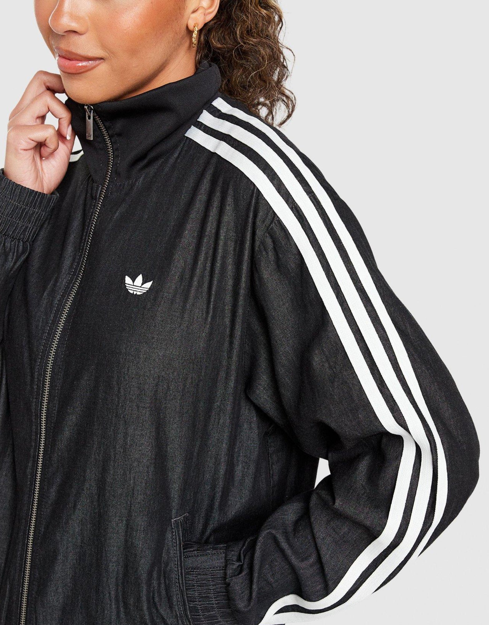 adidas Originals Firebird Lightweight Denim Track Top image