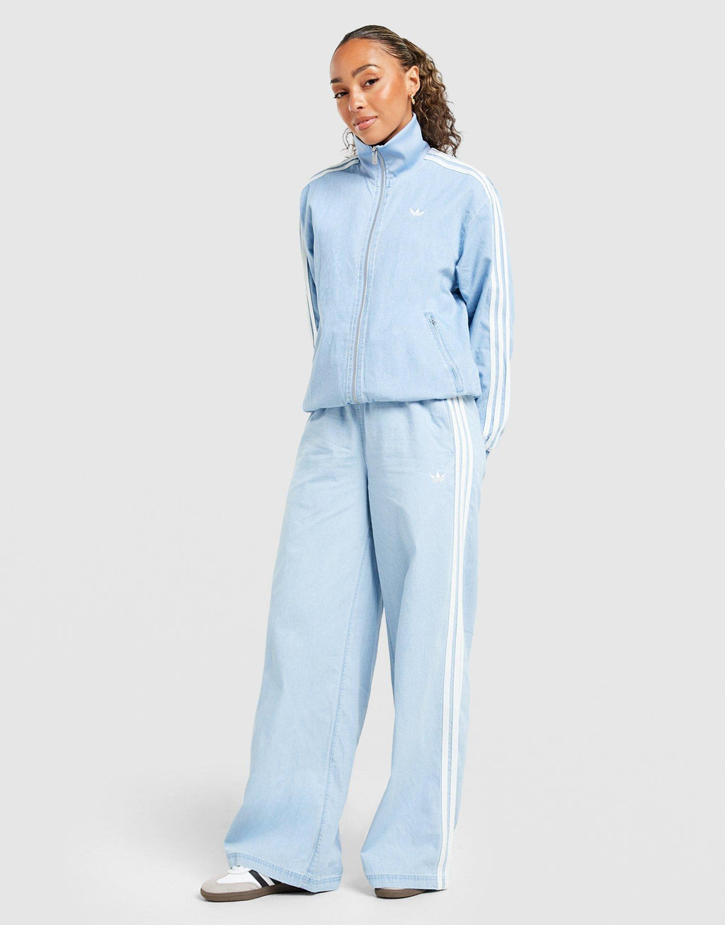 adidas Originals Firebird Lightweight Denim Track Top image