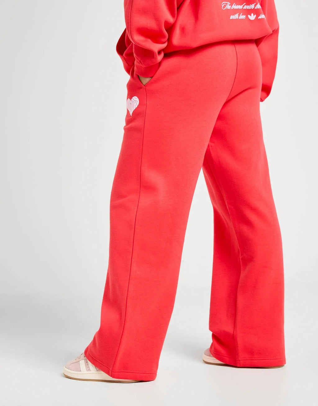 adidas Originals Heart Wide Leg Joggers image