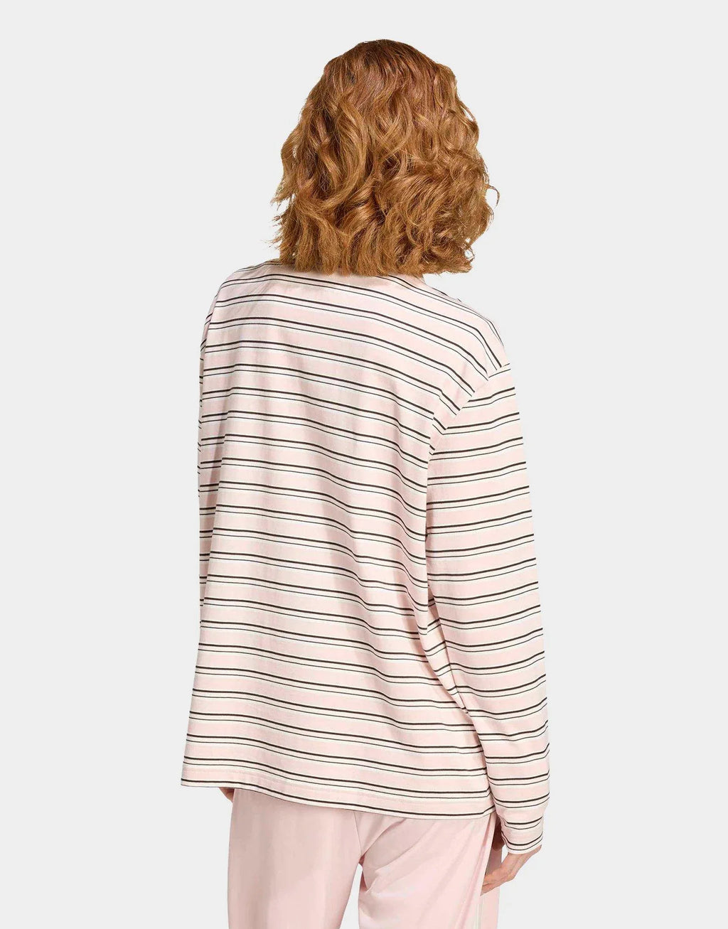 adidas Originals Stripe Long Sleeve Polo Shirt image