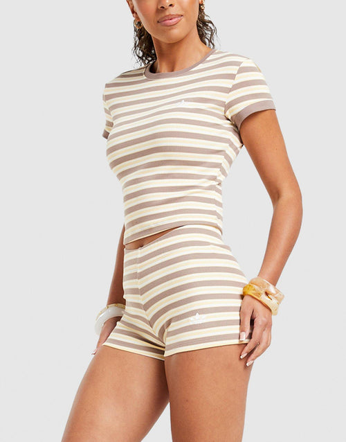 adidas Originals Stripe Micro Shorts image