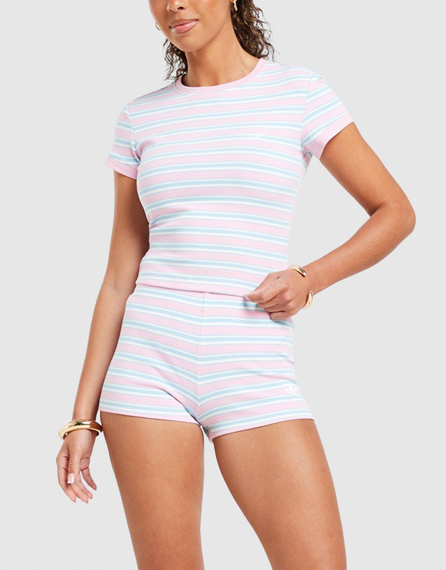adidas Originals Stripe Micro Shorts image