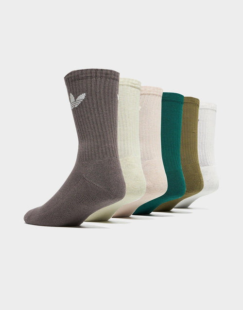 adidas Originals Trefoil Crew Socks 6 Pack image