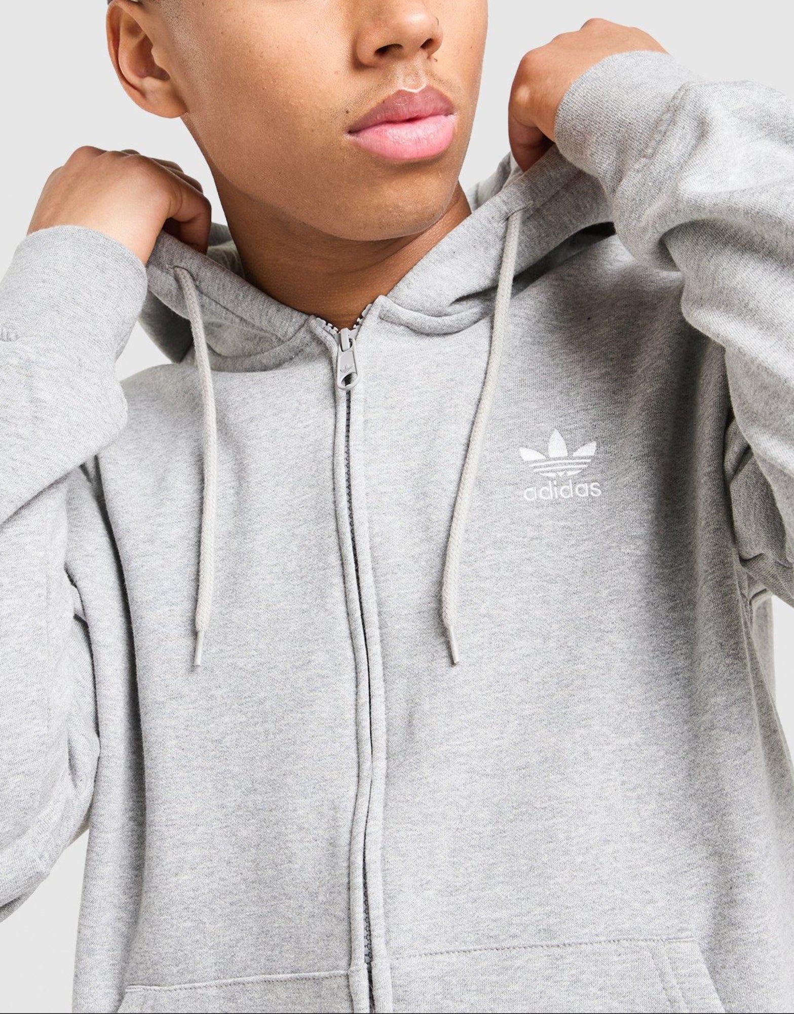 adidas Trefoil Essentials Full Zip Hoodie image