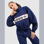 AdiSignature NY 1/4 Zip Track Top Image 3 - LUZACTIVE - AUSTRALIA