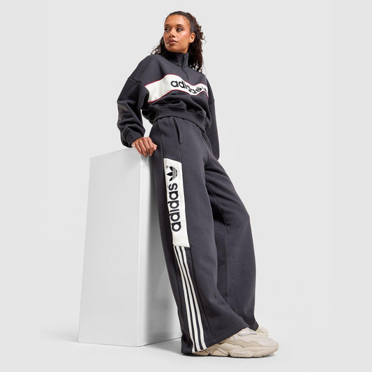 AdiSignature NY Wide Leg Track Pants Image 1 - LUZACTIVE - AUSTRALIA