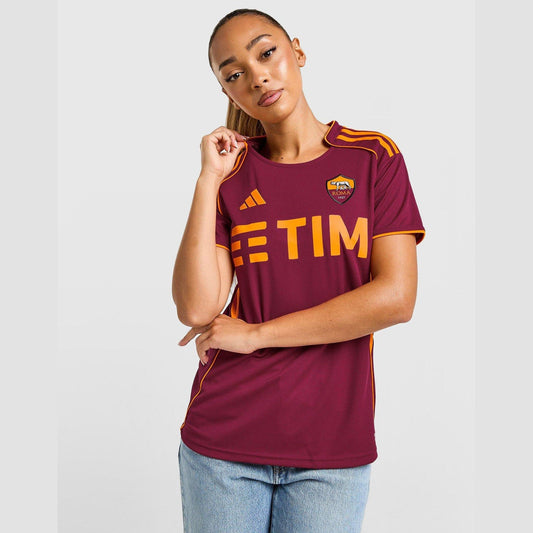 AS Roma 2025/26 Home Shirt Women's Image 1 - LUZACTIVE - AUSTRALIA