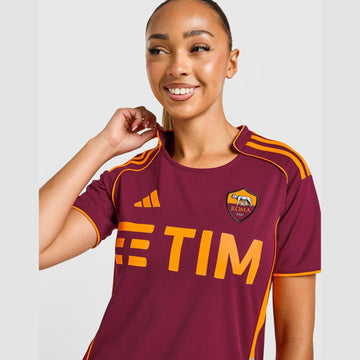 AS Roma 2025/26 Home Shirt Women's Image 2 - LUZACTIVE - AUSTRALIA