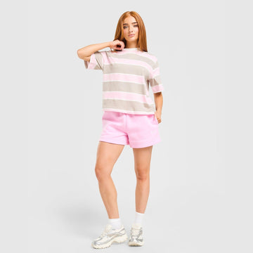 Boxy Striped T-Shirt Image 2 - LUZACTIVE - AUSTRALIA