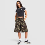 Camo 3-Stripes Jorts Image 2 - LUZACTIVE - AUSTRALIA