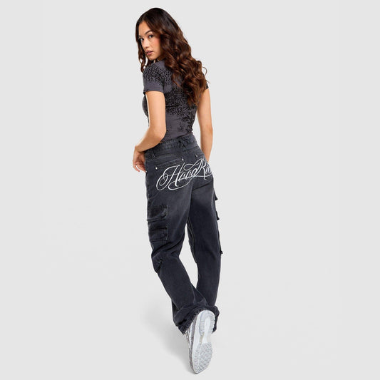 Cargo Denim Pants Image 1 - LUZACTIVE - AUSTRALIA