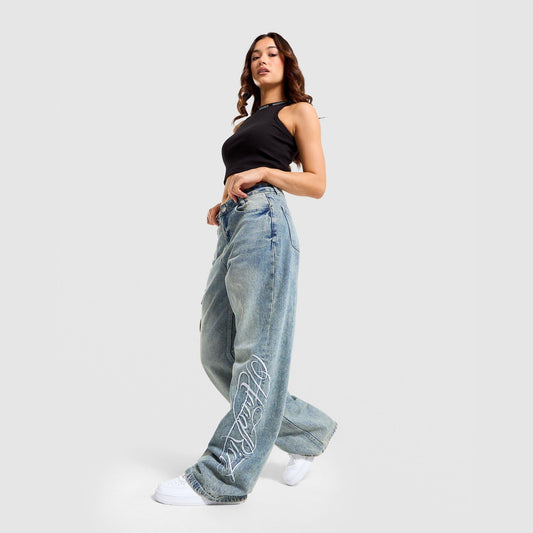 Cargo Denim Pants Image 1 - LUZACTIVE - AUSTRALIA
