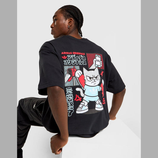 Cat Graphic T-Shirt Image 1 - LUZACTIVE - AUSTRALIA