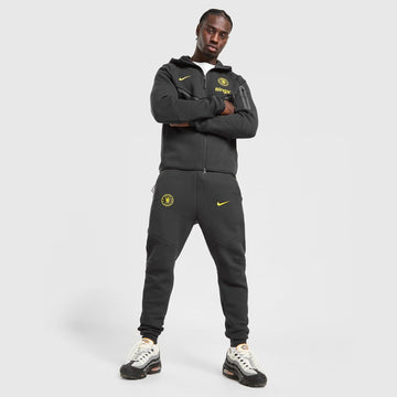 Chelsea FC Tech Fleece Full Zip Hoodie Image 2 - LUZACTIVE - AUSTRALIA
