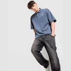 Club Washed Polo Shirt Image 1 - LUZACTIVE - AUSTRALIA