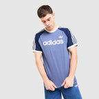 Colour Block 3-Stripes T-Shirt Image 2 - LUZACTIVE - AUSTRALIA