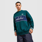 Colour Block Crew Sweatshirt Image 2 - LUZACTIVE - AUSTRALIA