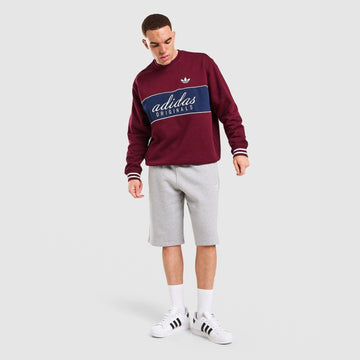 Colour Block Crew Sweatshirt Image 2 - LUZACTIVE - AUSTRALIA