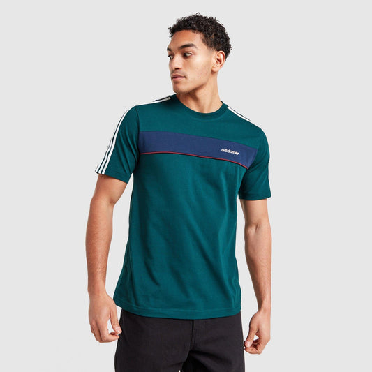 Colour Block Retro T-Shirt Image 1 - LUZACTIVE - AUSTRALIA