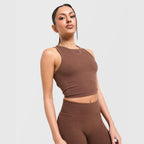 Cotton Seamless Tank Top Image 3 - LUZACTIVE - AUSTRALIA