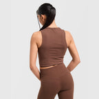 Cotton Seamless Tank Top Image 5 - LUZACTIVE - AUSTRALIA
