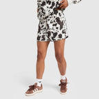 Cow Print Satin Shorts Image 2 - LUZACTIVE - AUSTRALIA