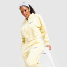 Cropped Ribbed Full Zip Hoodie Image 1 - LUZACTIVE - AUSTRALIA