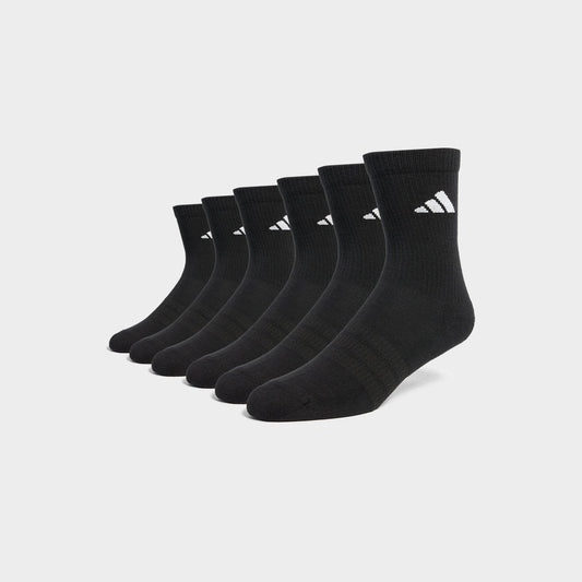 Cushioned Crew Socks (6 Pack) Image 1 - LUZACTIVE - AUSTRALIA