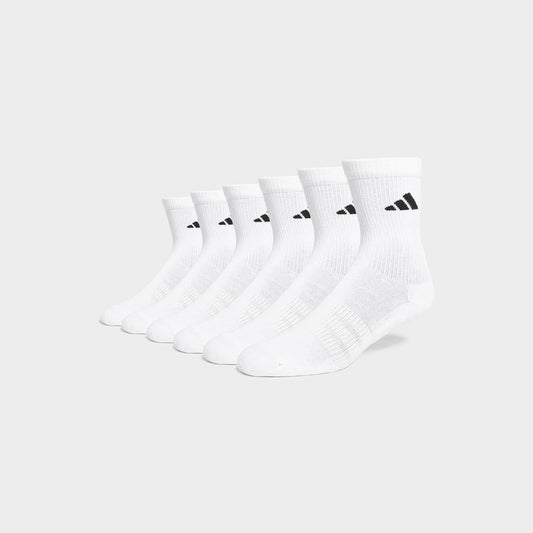 Cushioned Crew Socks (6 Pack) Image 1 - LUZACTIVE - AUSTRALIA