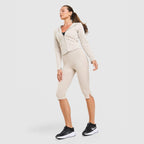 Essential Sportswear Chill Knit Capri Leggings Image 3 - LUZACTIVE - AUSTRALIA