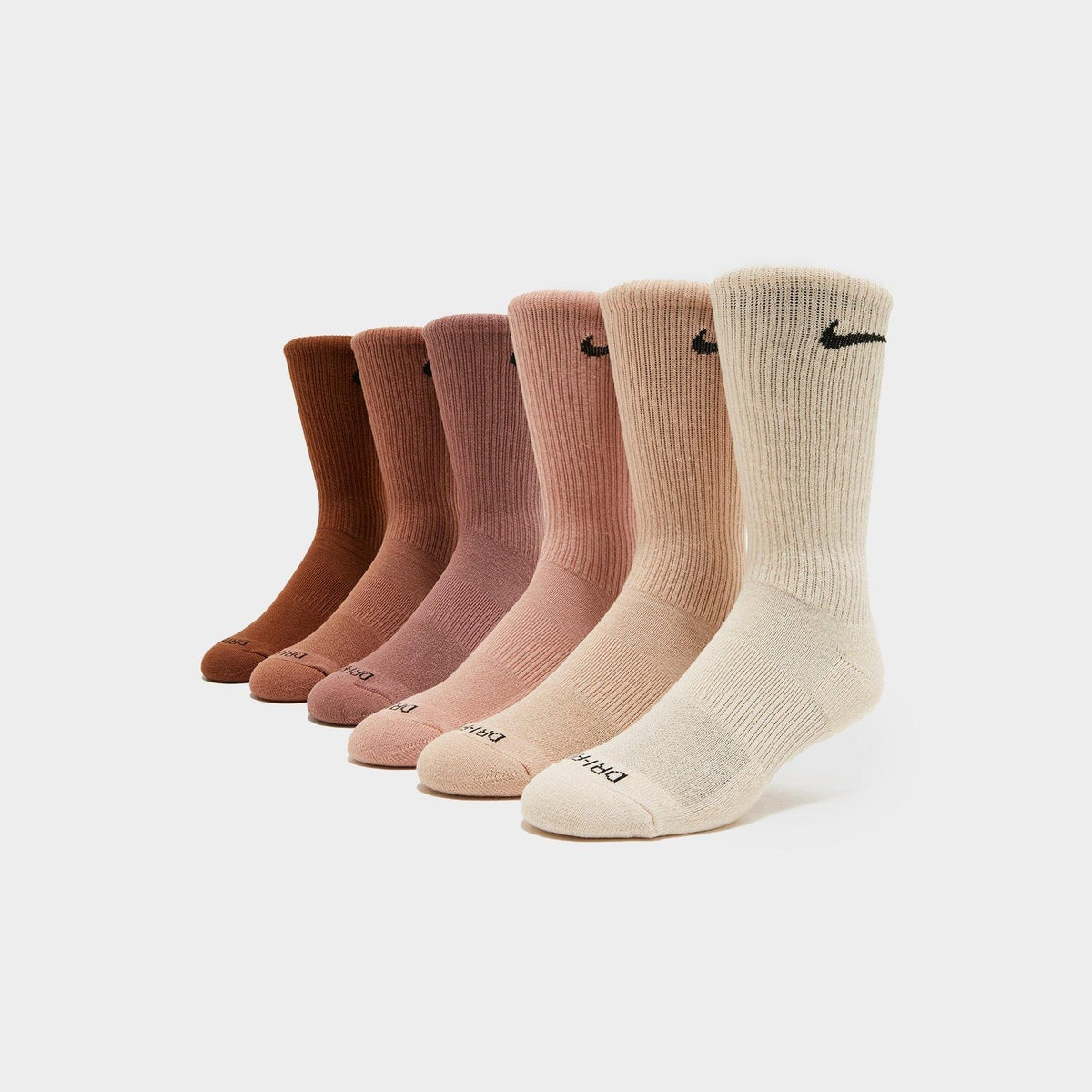 Everyday Plus Crew Socks 6 Pack Image 1 - LUZACTIVE - AUSTRALIA