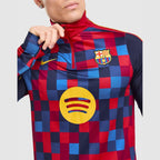 FC Barcelona Strike Drill Top Image 2 - LUZACTIVE - AUSTRALIA