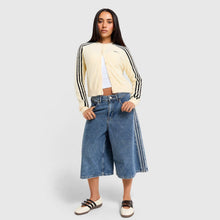 Fluffy Knit 3-Stripes Cardigan Image 1 - LUZACTIVE - AUSTRALIA