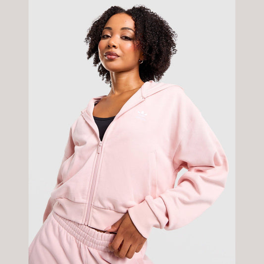 Full-Zip Crop Hoodie Image 1 - LUZACTIVE - AUSTRALIA