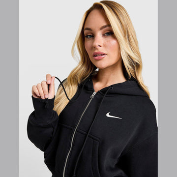 Full-Zip Crop Hoodie Image 2 - LUZACTIVE - AUSTRALIA
