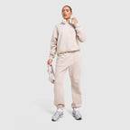 Gym Life Swoosh Oversized Crew Sweatshirt Image 3 - LUZACTIVE - AUSTRALIA