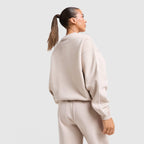 Gym Life Swoosh Oversized Crew Sweatshirt Image 5 - LUZACTIVE - AUSTRALIA