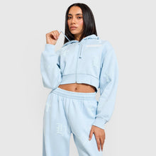 Haze Cropped Full-Zip Hoodie Image 1 - LUZACTIVE - AUSTRALIA