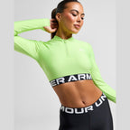 HeatGear Rib 1/4 Zip Top Image 1 - LUZACTIVE - AUSTRALIA