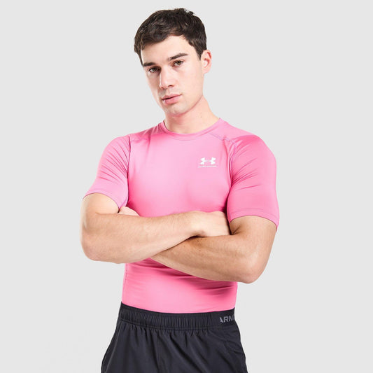 HeatGear Short Sleeve Compression T-Shirt Image 1 - LUZACTIVE - AUSTRALIA