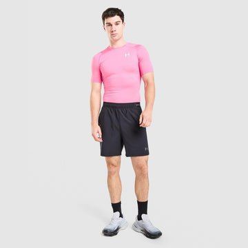 HeatGear Short Sleeve Compression T-Shirt Image 2 - LUZACTIVE - AUSTRALIA